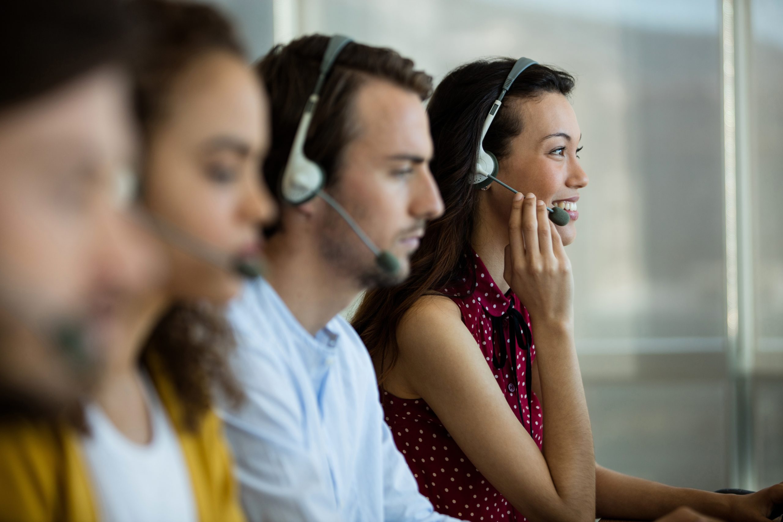 Representantes de servicio al cliente